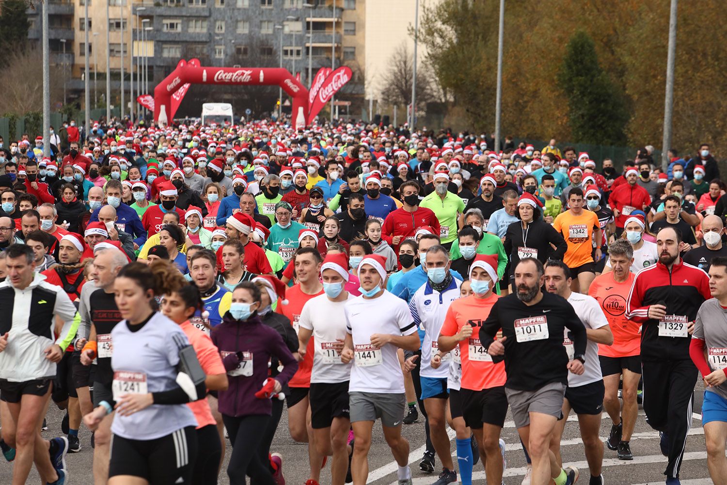 La carrera Popular de Nochebuena de Gijón