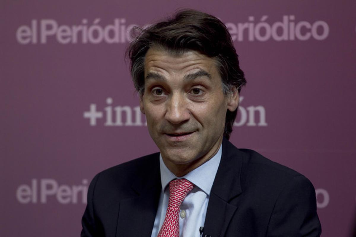 Xavier Pujol, conseller delegat de Ficosa, durant una entrevista a El Periódico. Xavier Pujol, conseller delegat de Ficosa, durant una entrevista a El Periódico.