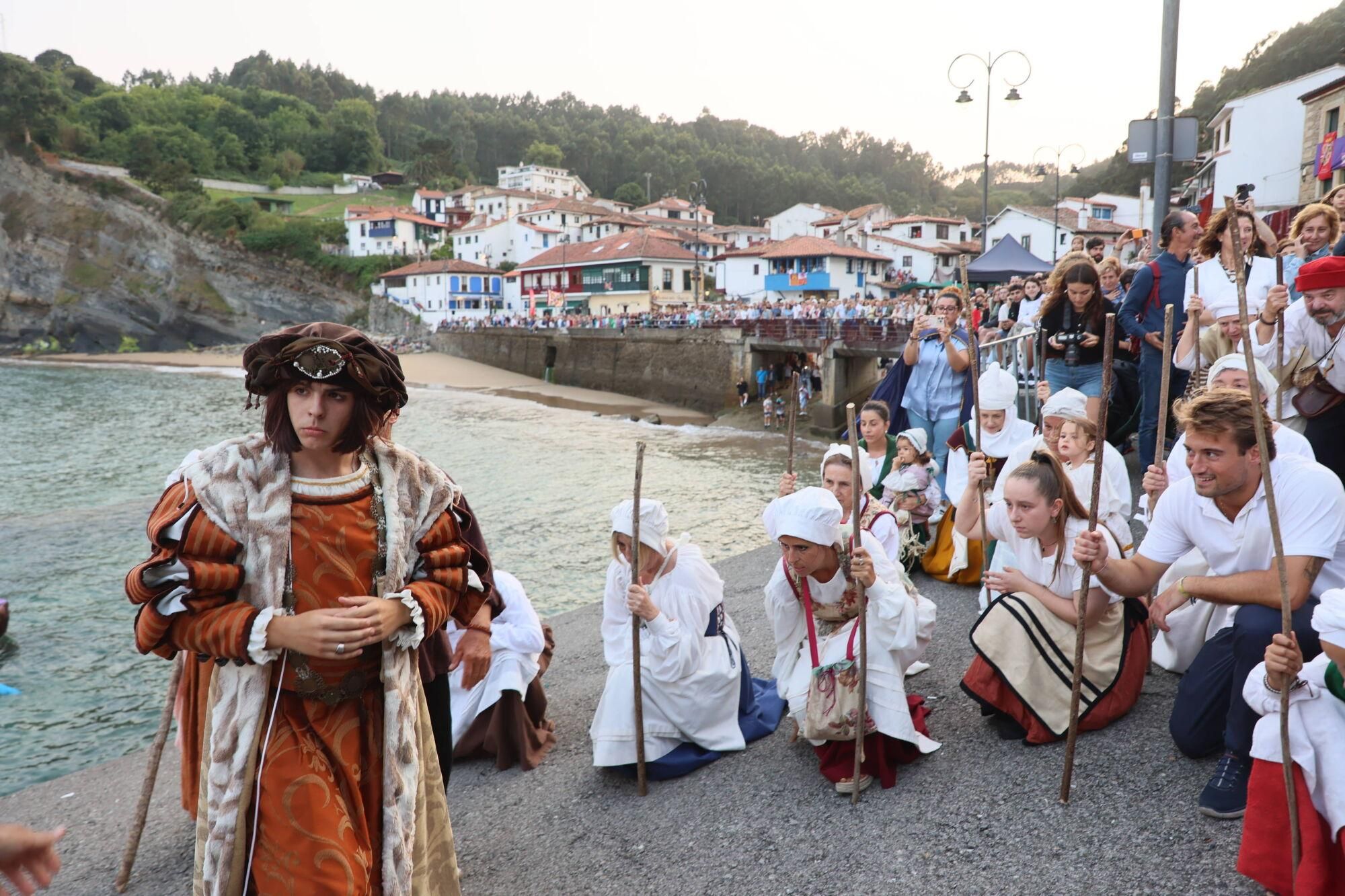 Carlos V siempre desembarca en Tazones