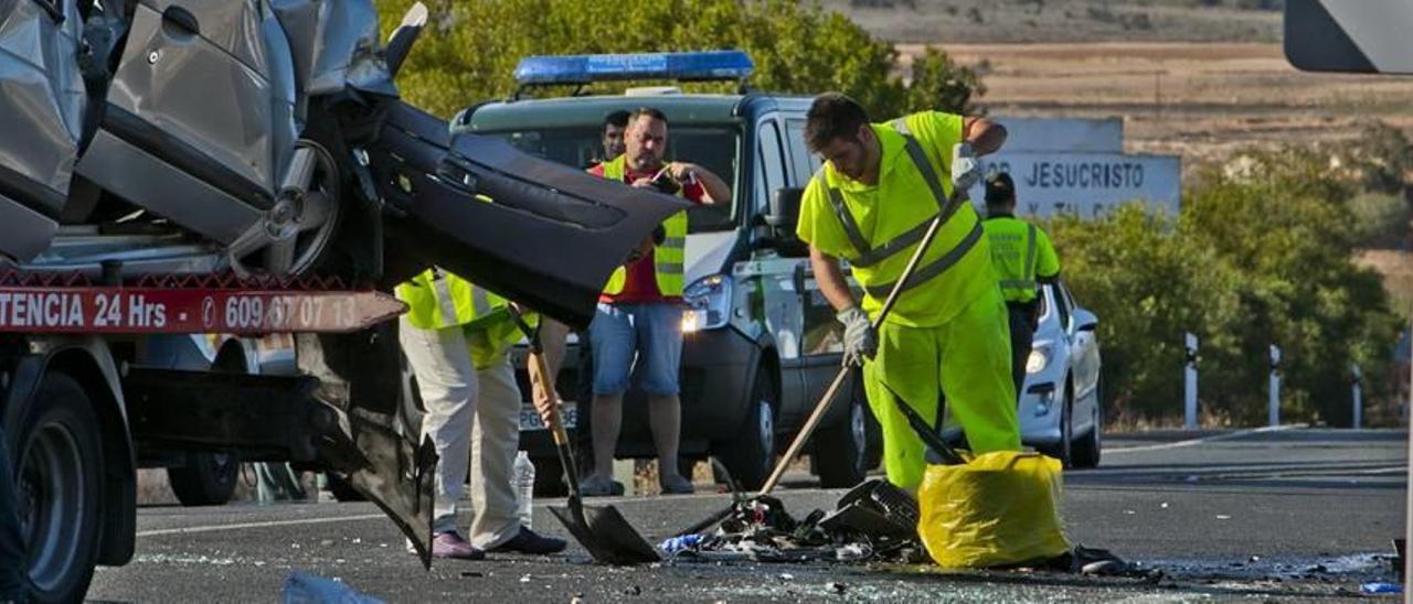 Accidente en el tramo que une Santa Pola y El Altet.