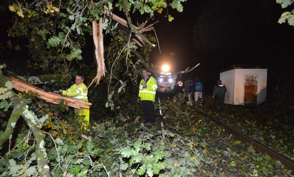 Accidente de tren en Pontevedra