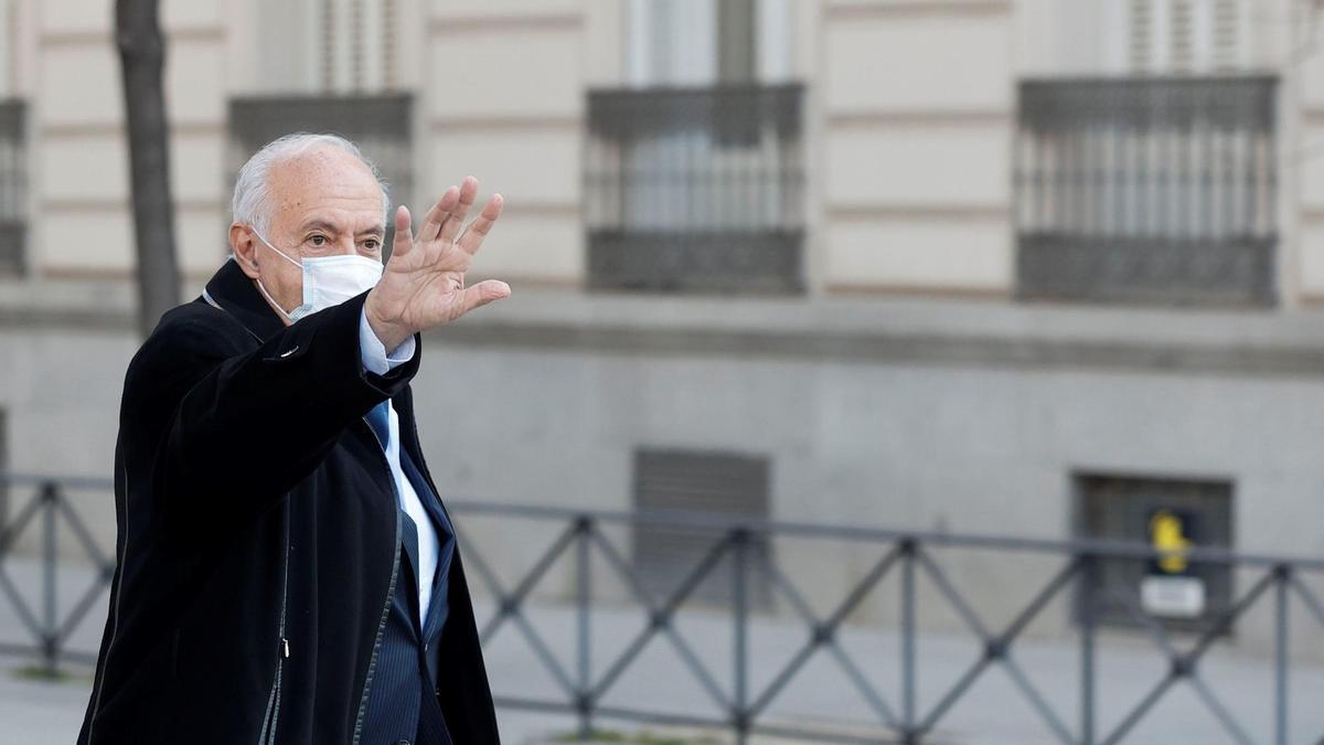 José Luis Moreno, cuando acudió a declarar a la Audiencia Nacional.