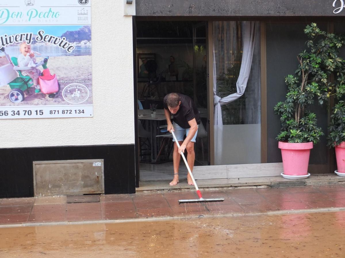 Los efectos de la DANA en Port Sóller, en imágenes