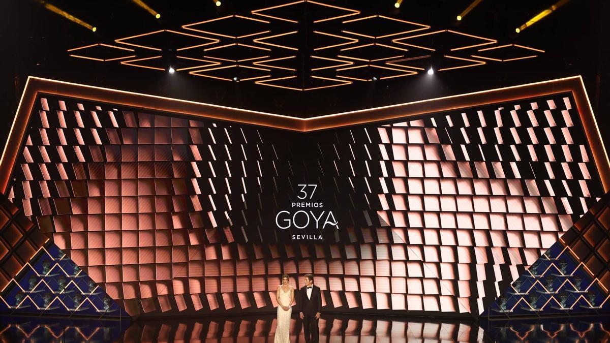 Una imagen de la última gala de los premios Goya.