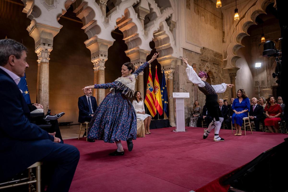 En imágenes | Acto institucional en La Aljafería por el Día de Aragón
