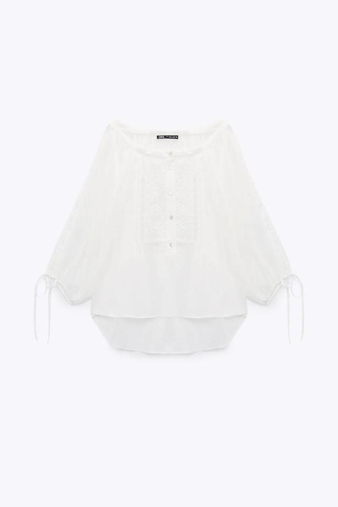 Blusa de Zara en color blanco