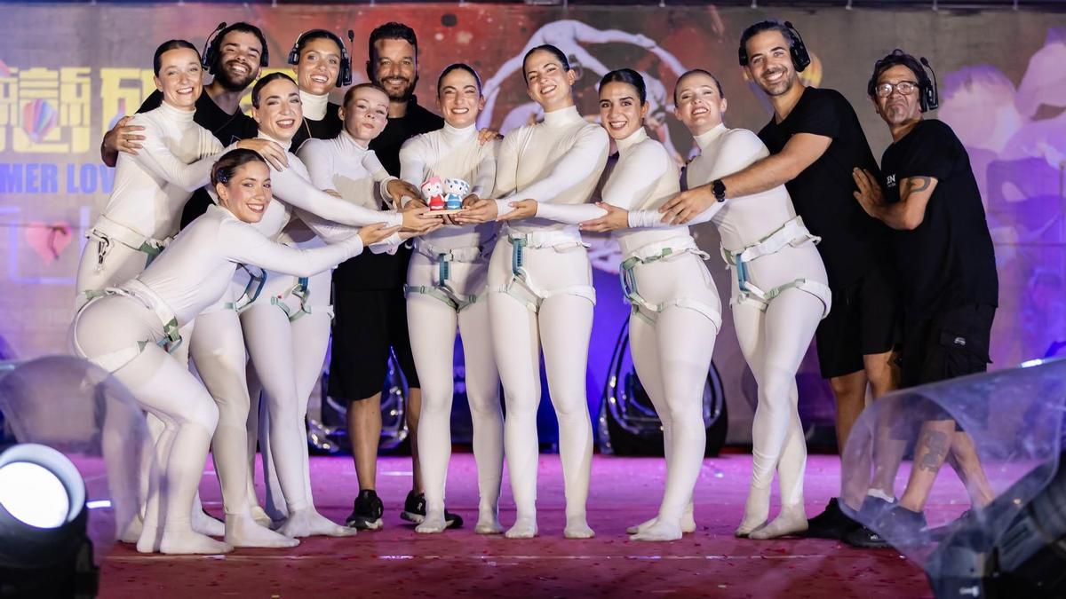 El equipo Zenit Aerial Ballet estuvo en Taiwán en julio de 2026.
