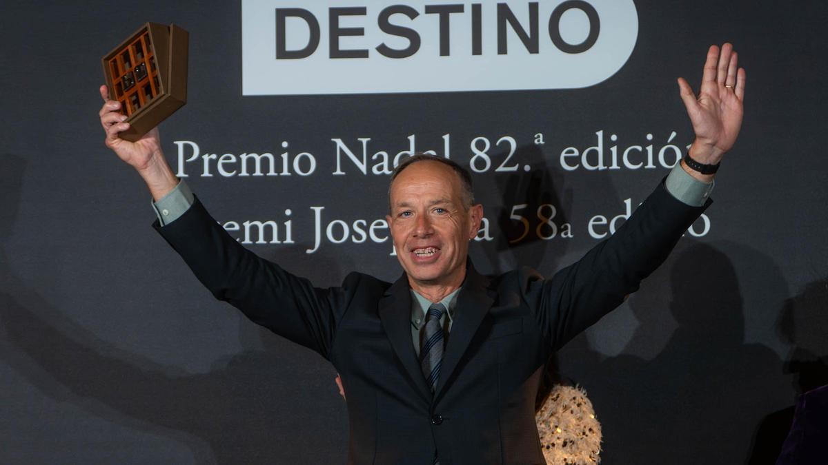 Ferran Torralba recoge el Premi Josep Pla en el Hotel Palace de Barcelona