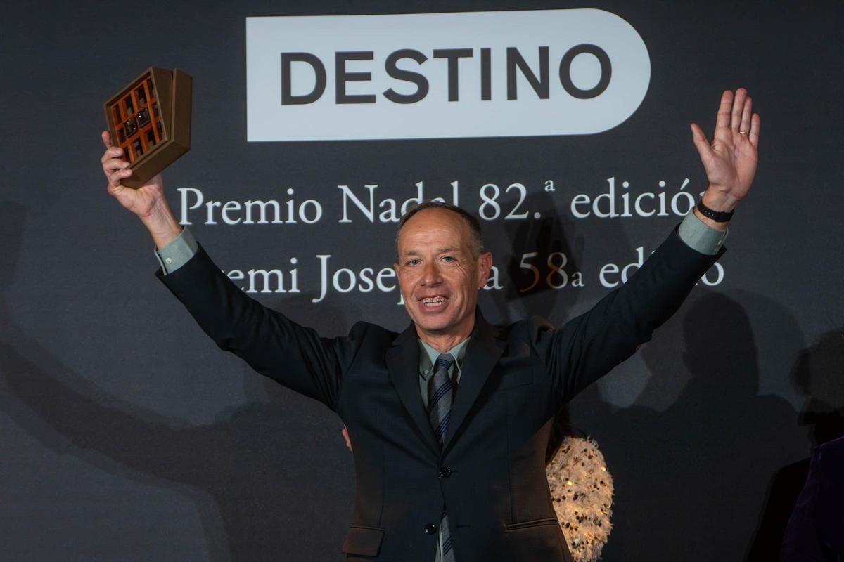 Ferran Torralba recoge el Premi Josep Pla en el Hotel Palace de Barcelona