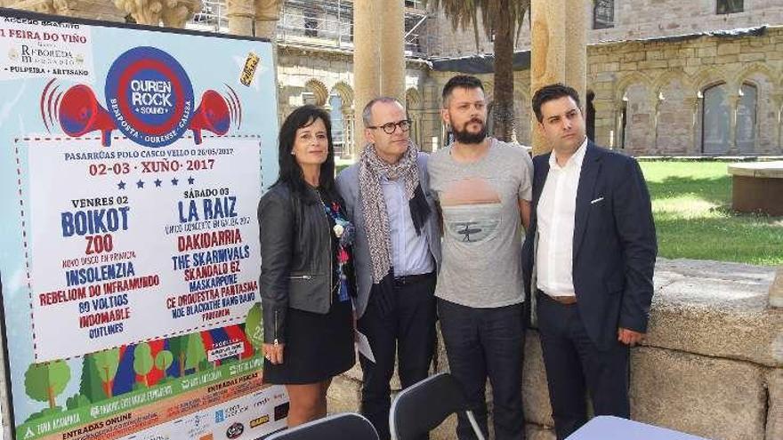 Iglesias, J. Vázquez y Rubén Álvarez, durante la presentación. // I.O.