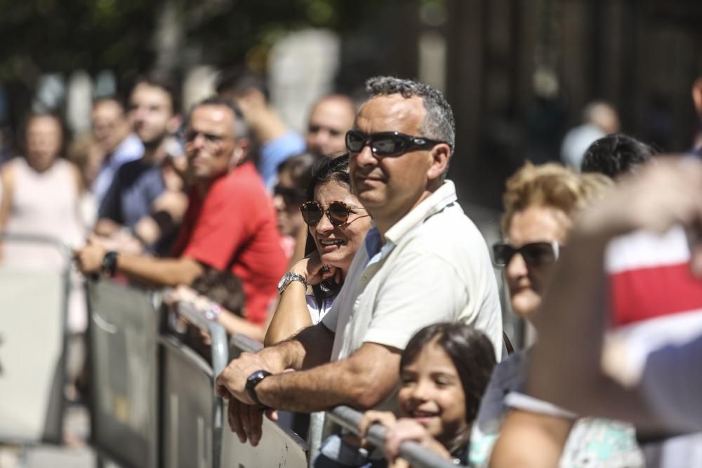 Partido de exhibición del Torneo Dionisio Nespral entre Pablo Carreño y Albert Montañés en el Paseo de Begoña