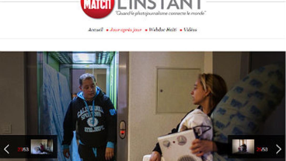 Una de las imágenes de Andrés Kudacki que forma parte del reportaje de 'Paris Match' sobre los desahucios.