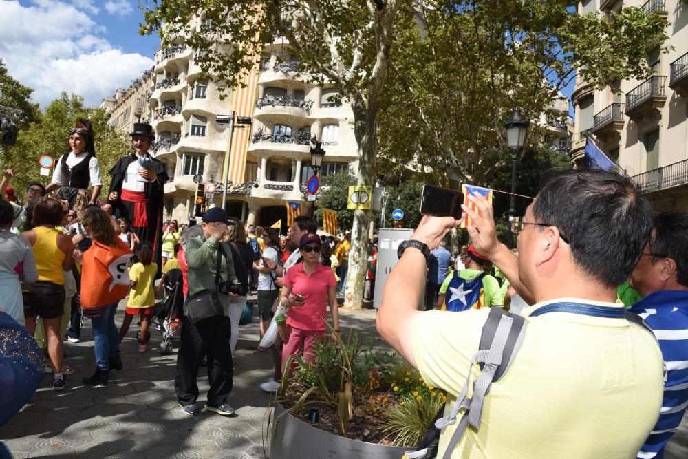 Bagencs a la concentració de Barcelona.