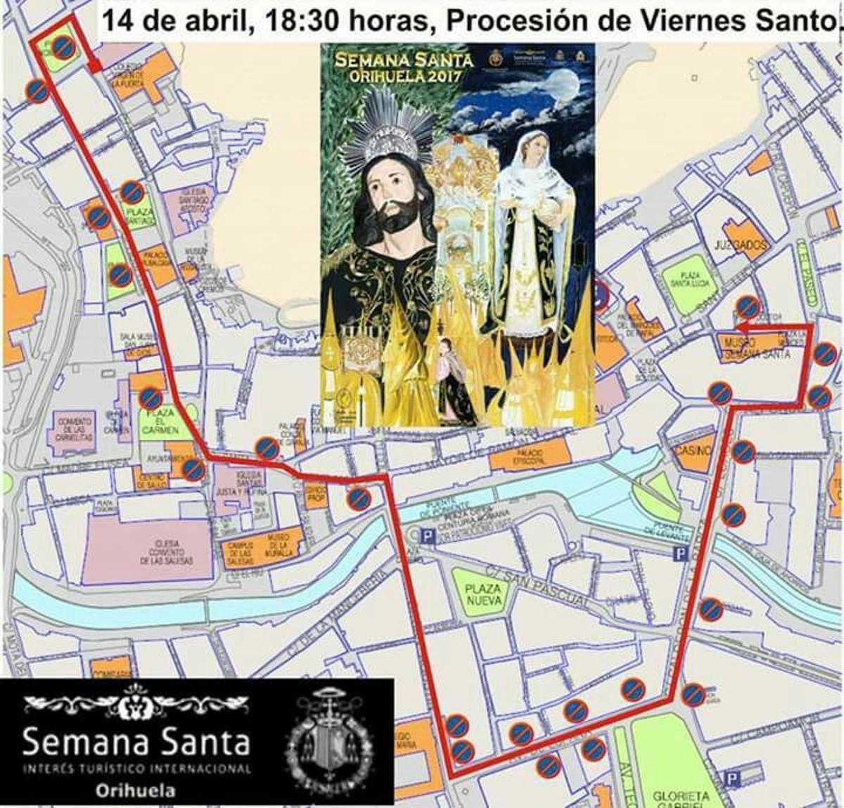 El peligro de derrumbe de una casa obliga a desviar la procesión de Viernes Santo en Orihuela