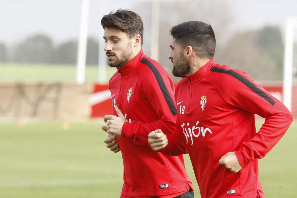 Entrenamiento del Sporting