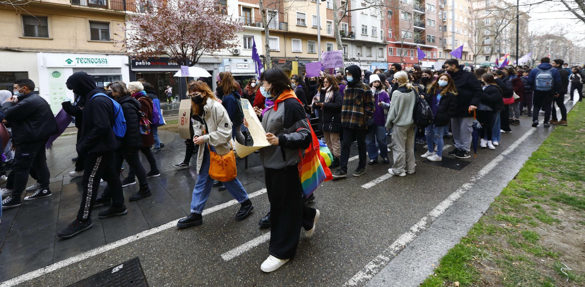 Manifestación estudiantil 8-M 2022