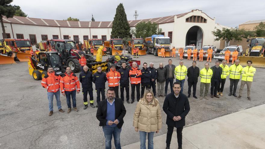 La Diputación de Castellón activa el plan invernal de carreteras: 190 efectivos de bomberos diarios y 250 toneladas de sal