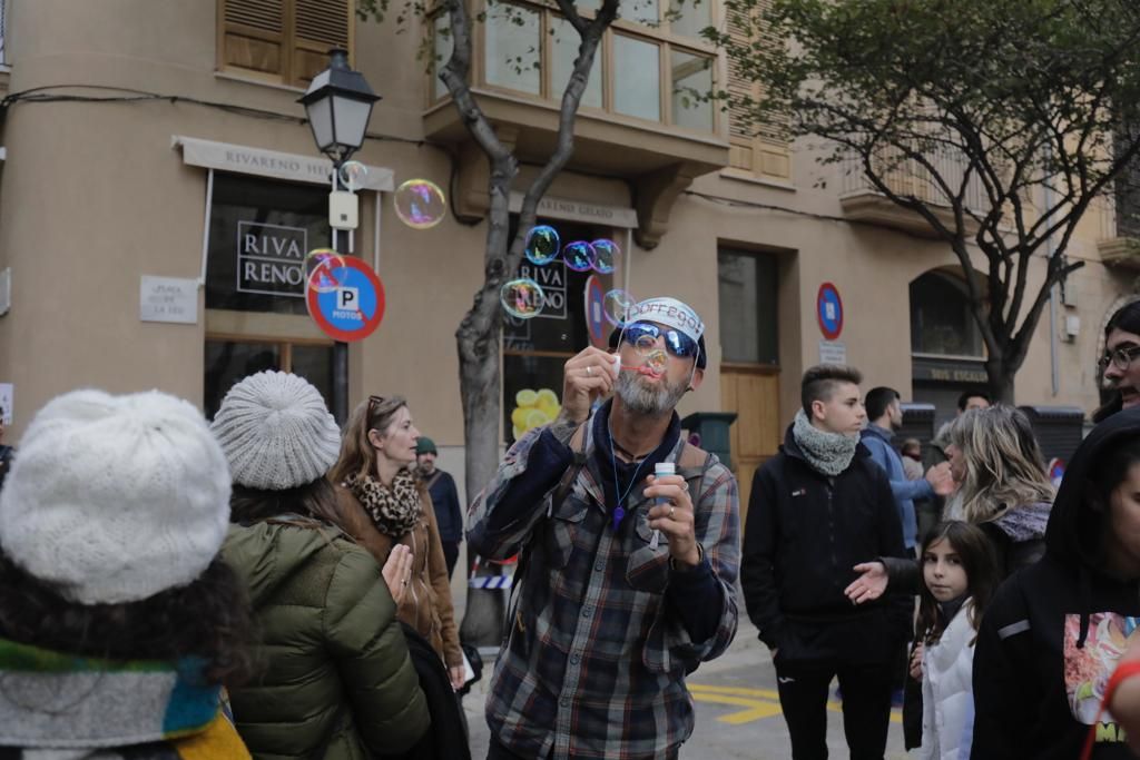 Más de 300 personas se concentran ante el Palacio de la Almudaina al grito de 'libertad' y 'Armengol dimisión'