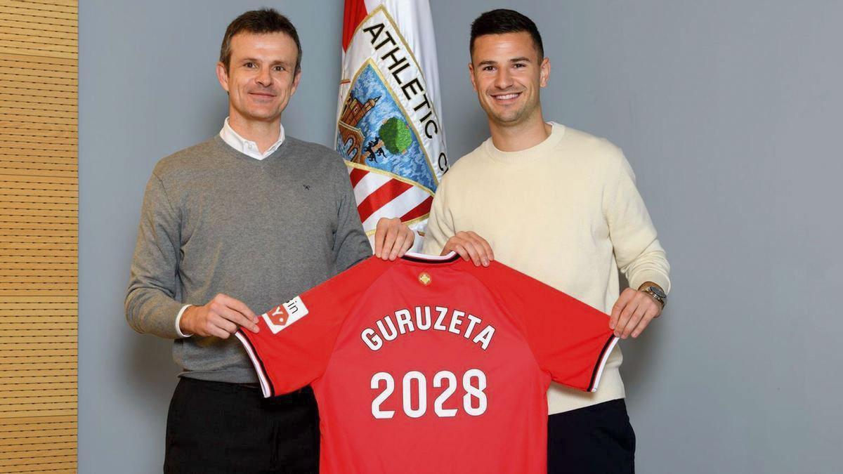 Guruzeta amplía su contrato con el Athletic hasta 2028