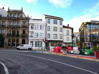 Noia activa a renovación da beirarrúa da rúa de Galicia, porta de entrada ao casco histórico
