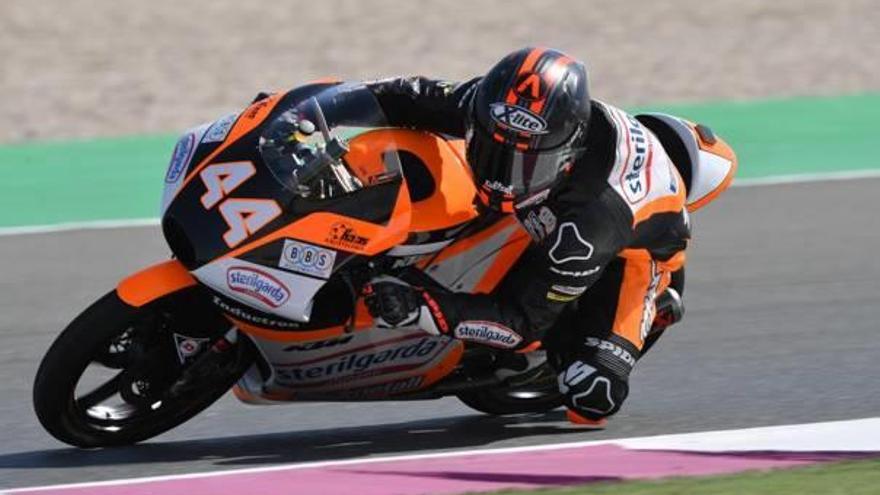 Arón Canet se lleva con su KTM la primera pole de la temporada en Losail.