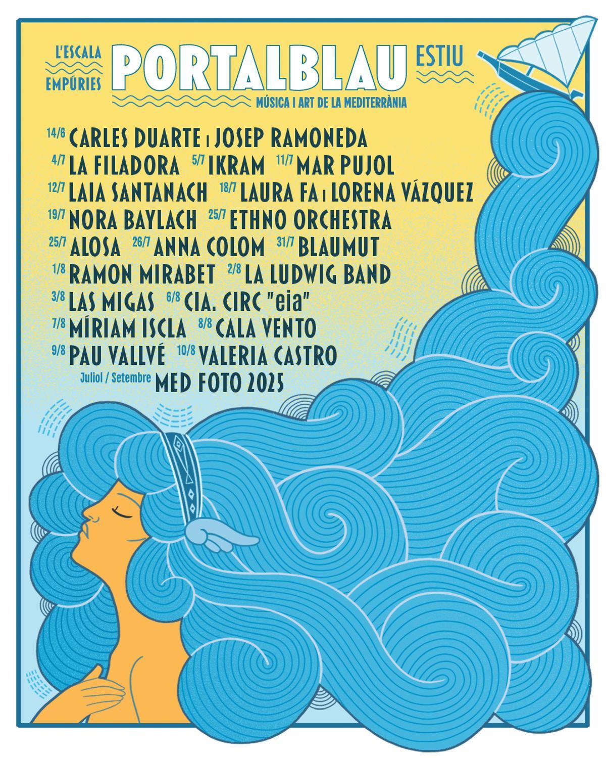 Cartel del Festival Portalblau