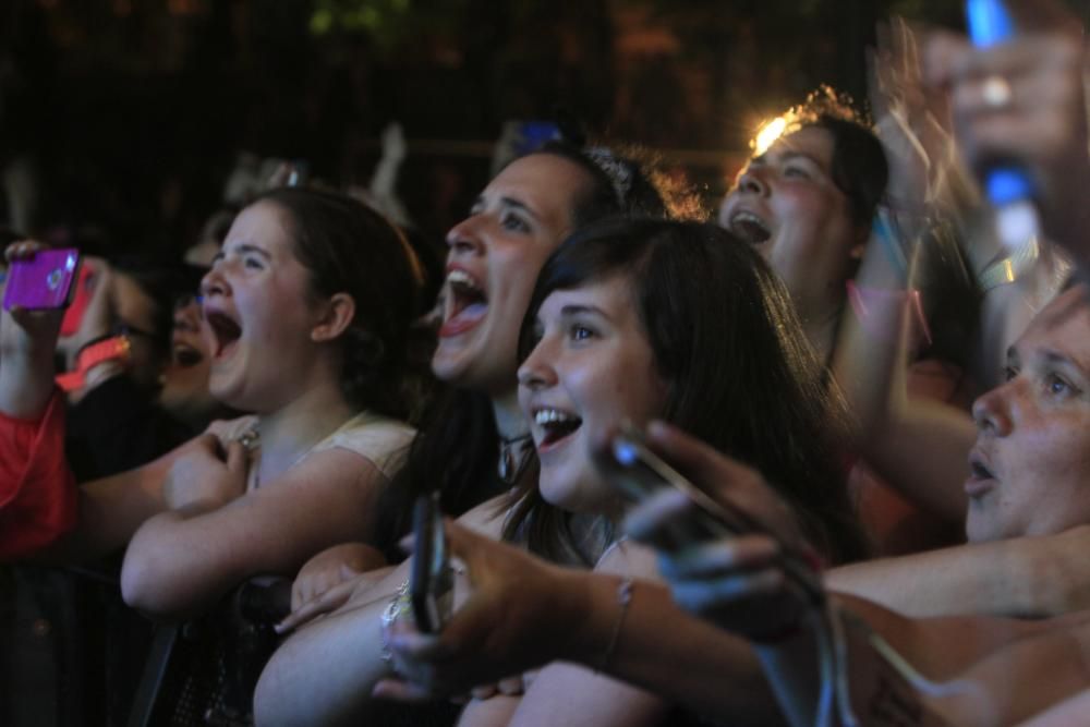 La "boy band" española deleita al público ourensano con su concierto