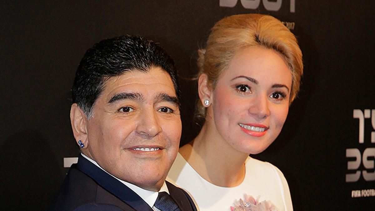 The Best FIFA 2017, Diego Armando Maradona y Rocio Olivia