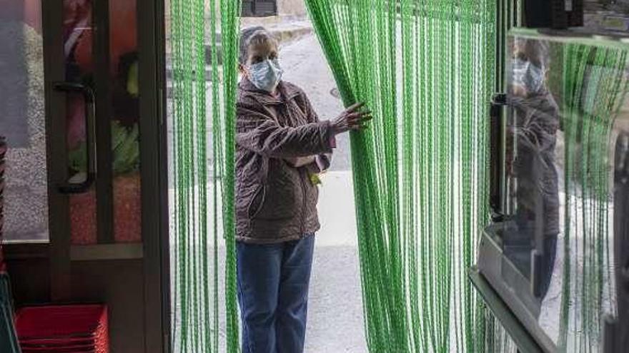 Una tienda en Fermoselle.