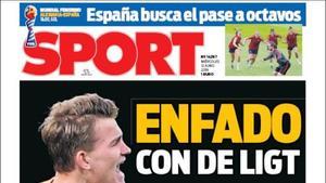 La portada de SPORT de este miércoles 12 de junio