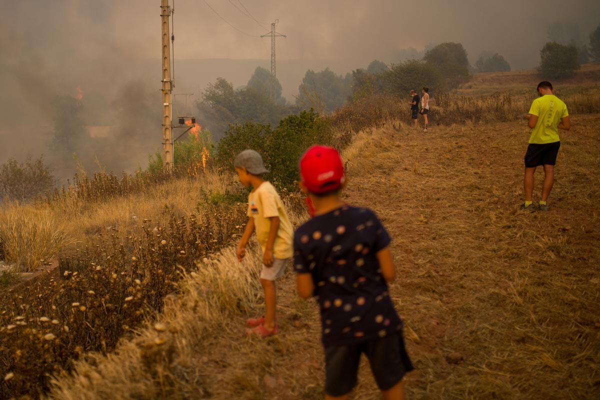 Incendio en El Pont de Vilomara