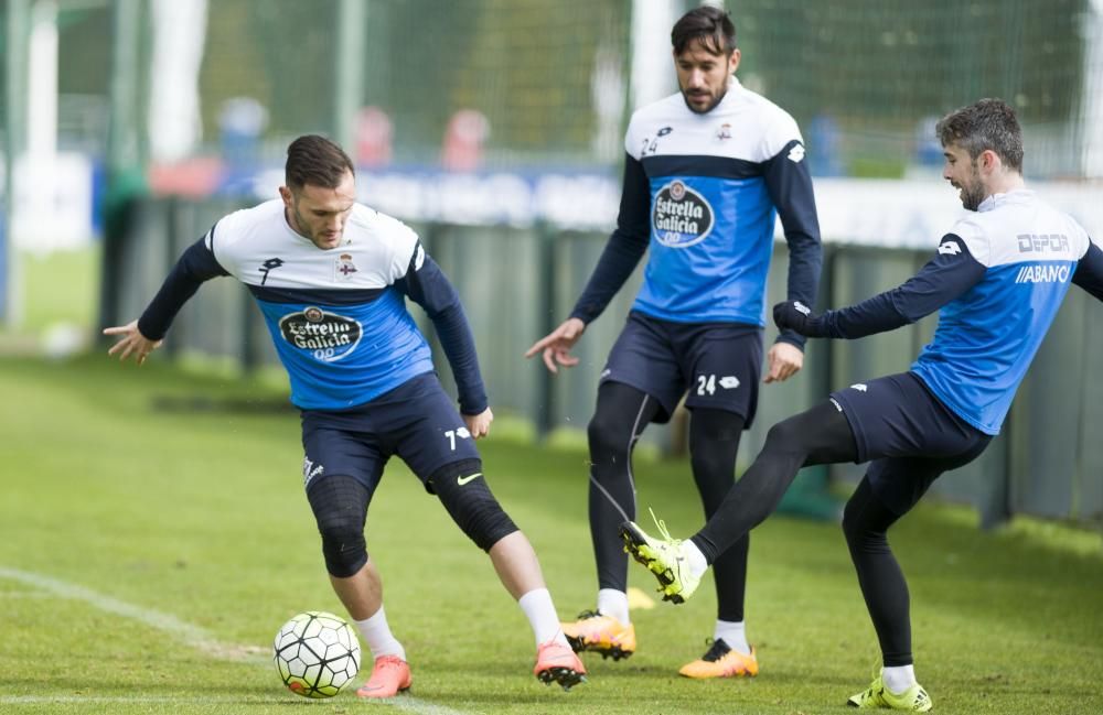 El Dépor prepara el partido del domingo contra el Granada