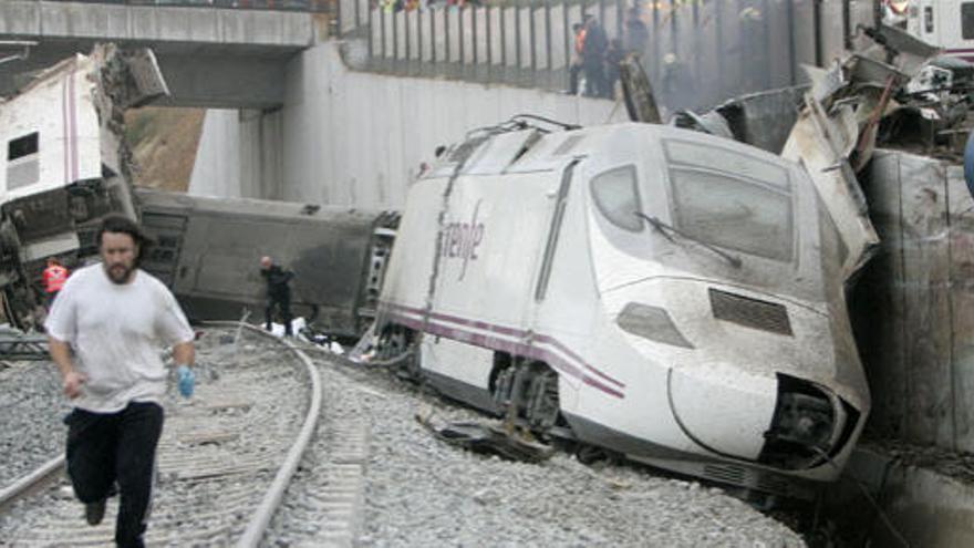Imagen del accidente que conmocionó Galicia // XOAN ÁLVAREZ
