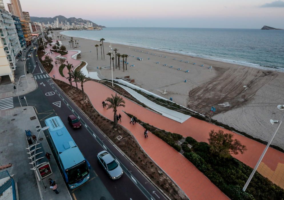 Benidorm peatonaliza la avenida Armada Española