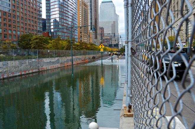 Túnel de Nueva York inundado