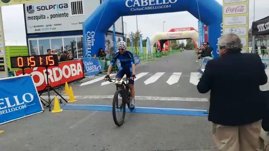 Así llegó Víctor Manuel Fernández a la meta de la 4ª MTB Diario CÓRDOBA