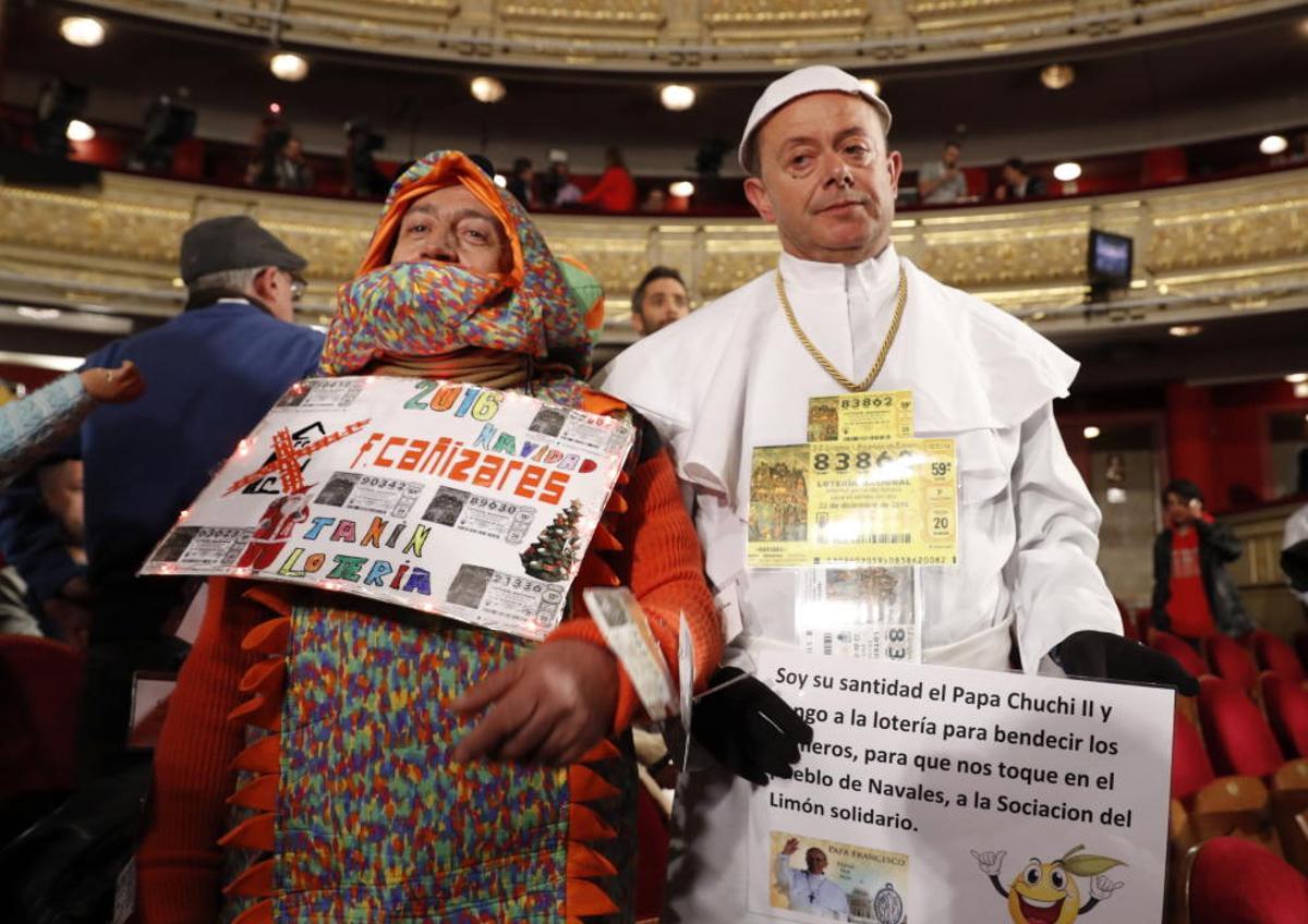 Disfraces del Sorteo de Navidad