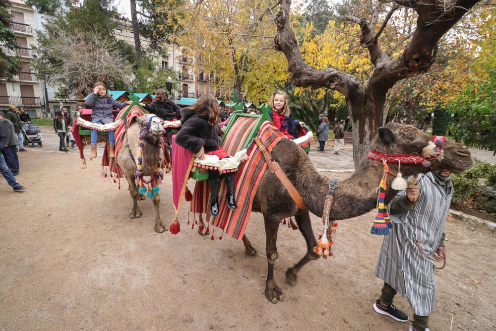 Imágenes del Mercat de Nadal de Alcoy.