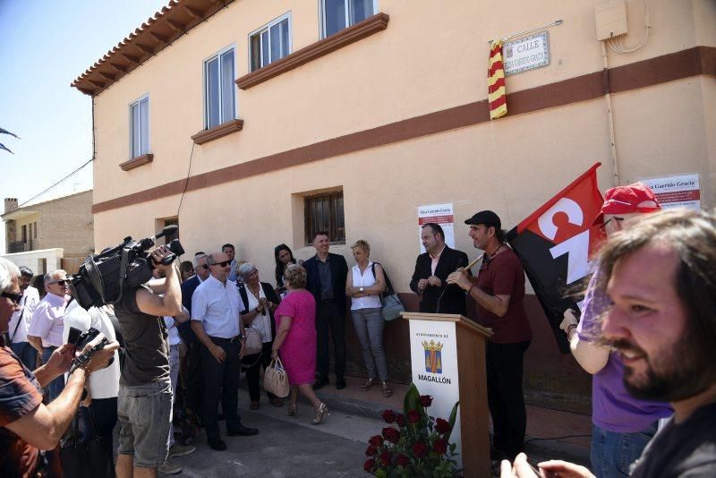 Magallón rinde homenaje a Elisa Garrido, miembro de la Resistencia