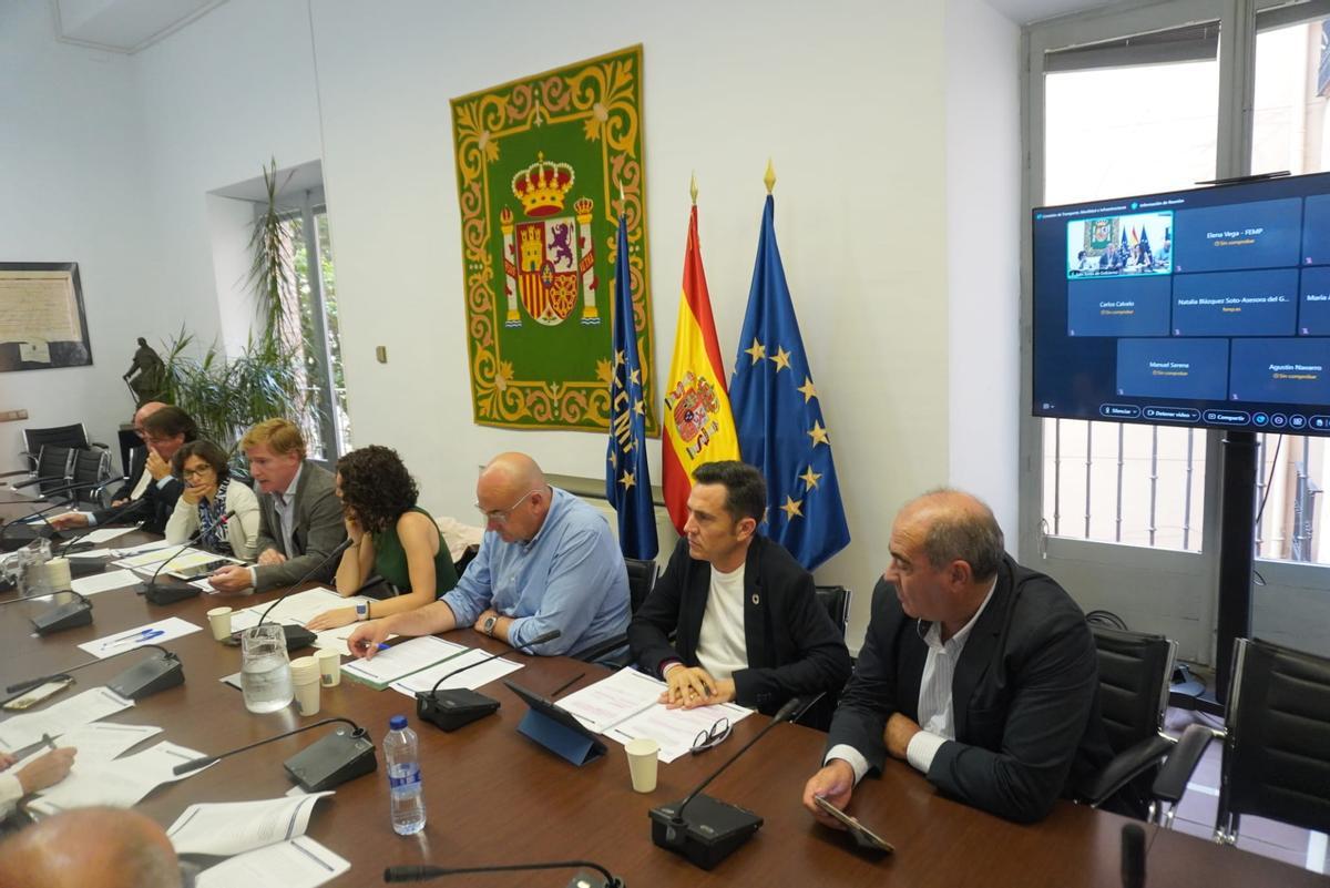 El alcalde de Canet en la reunión de la FEMP.