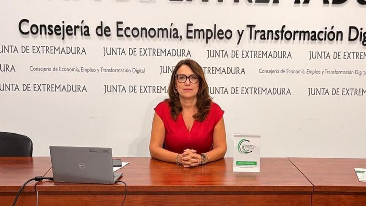 La directora general de Trabajo, Pilar Bueno, este jueves.