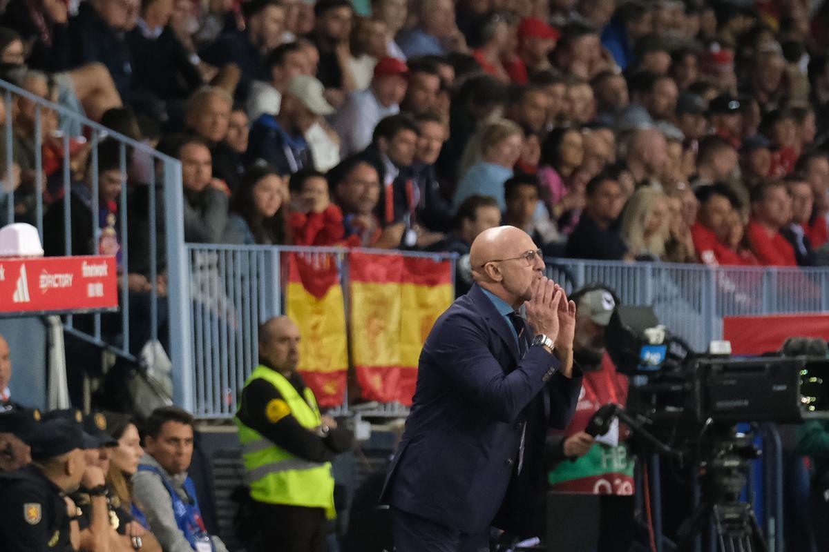 La Roja juega en Málaga contra Noruega, en imágenes