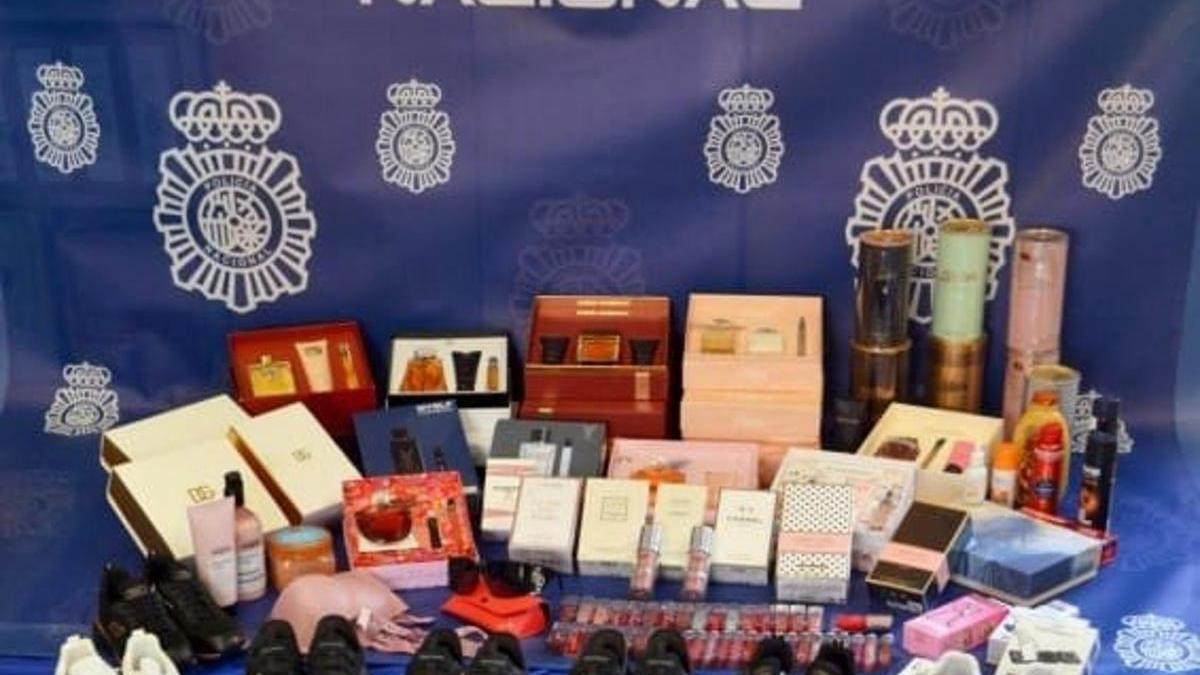 Imagen de los efectos intervenidos en este operativo.
