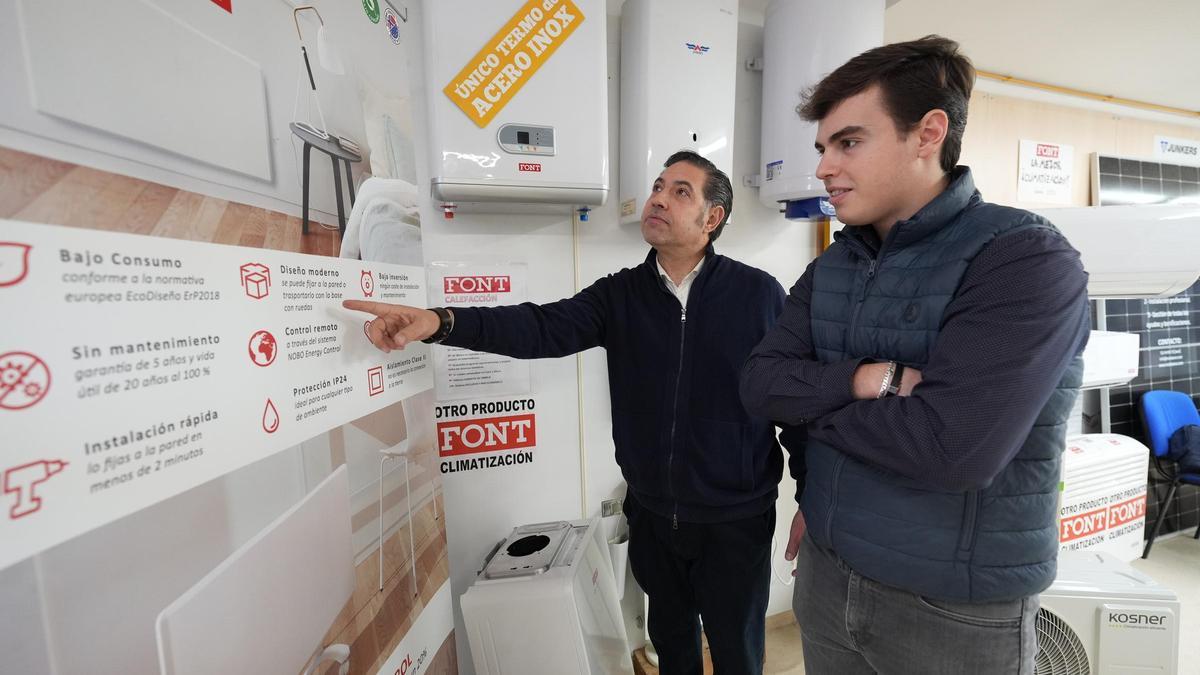 Font Calefacción es uno de los establecimientos de Castellón con más demanda de equipos. Destacan la rápida instalación de emisores de bajo consumo.