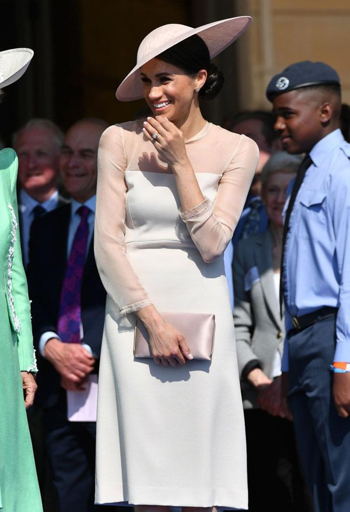 Meghan Markle, Duquesa de Sussex en su primera aparición tras la boda