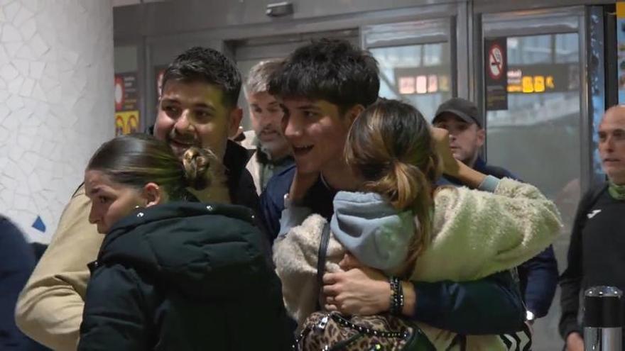 El Valencia Basket junior regresa a España tras cuatro días atrapados en Abu Dabi