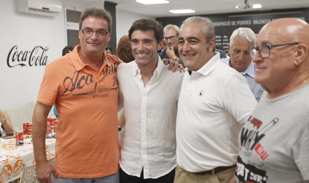 Visita de Marcelino a la Agrupació de Penyes