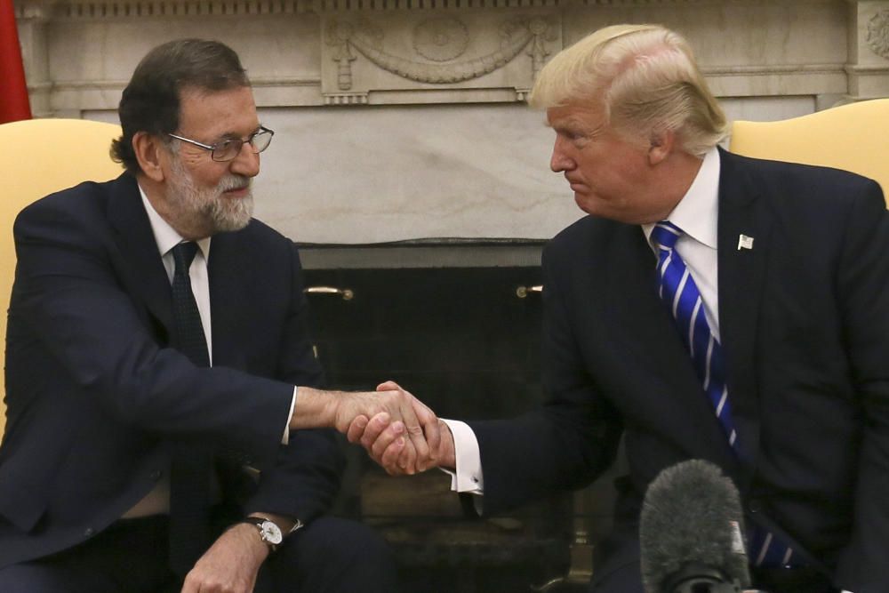Mariano Rajoy visita a Donald Trump en la Casa Blanca