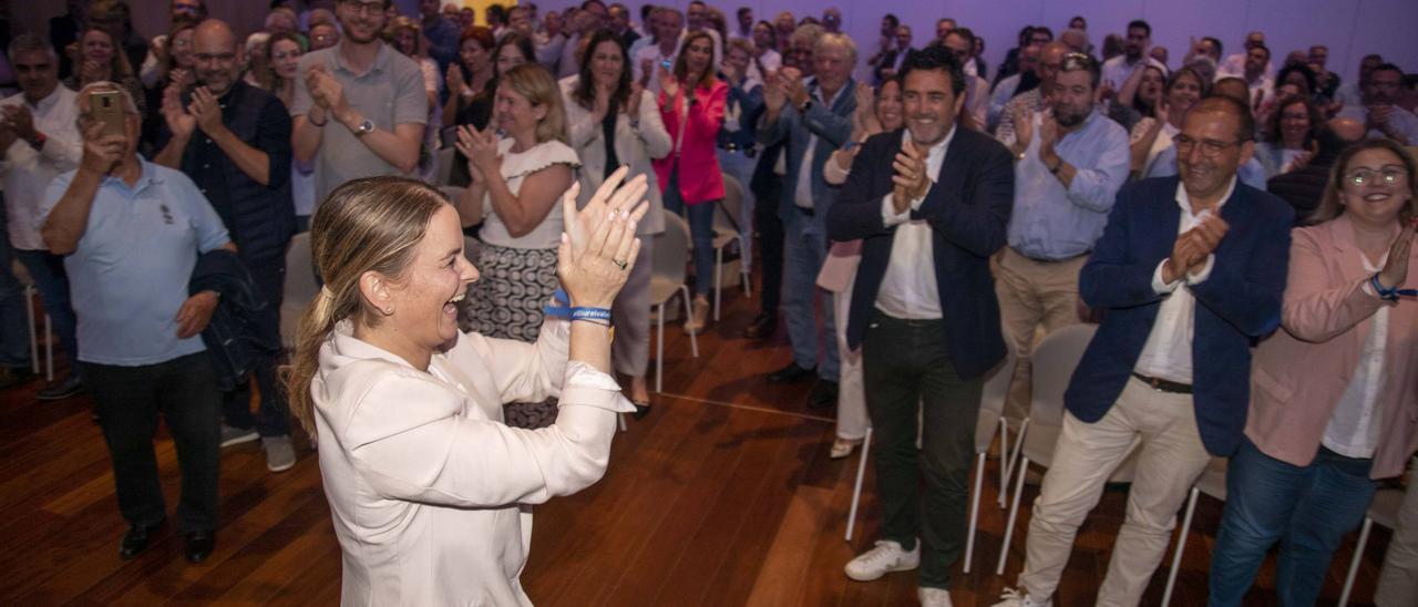 Marga Prohens en la reunión del comité ejecutivo del PP balear