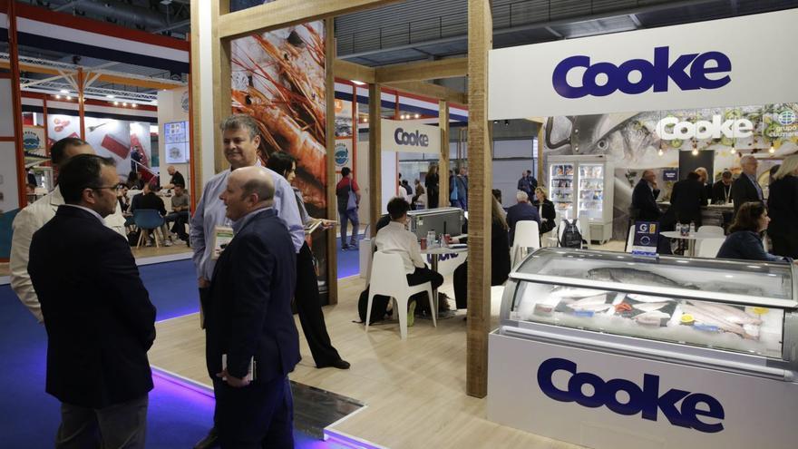 Stand de Cooke Inc. en la pasada feria Seafood de Barcelona.